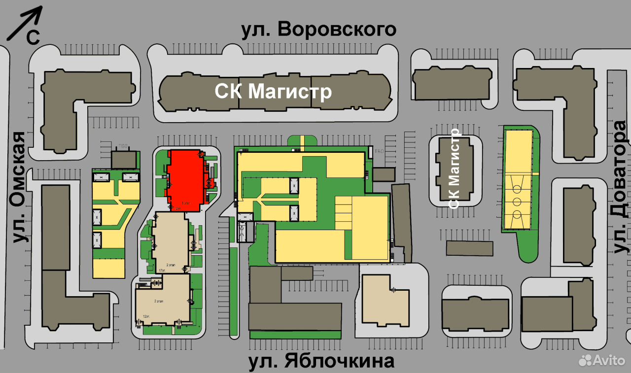 Воровского 11 челябинск карта