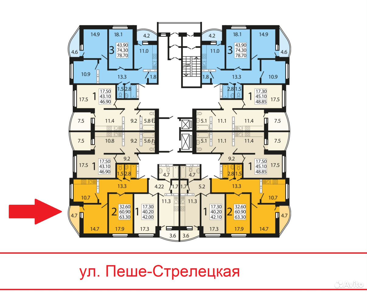 Пешестрелецкая 121 воронеж карта