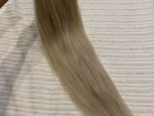 Волосы для наращивания 55 см мало б/у Блонд объявление продам