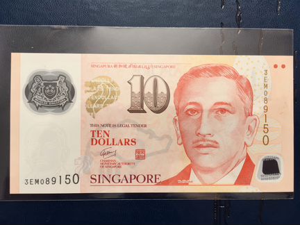 10 долларов Сингапур(2005-2016)