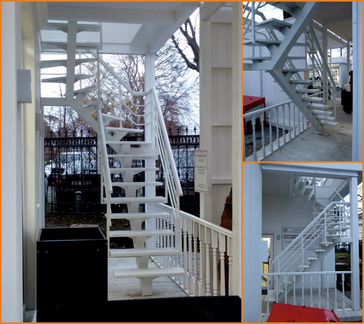Металлические лестницы (3D), заборы, навесы