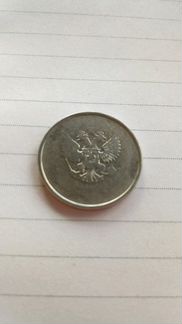 Монета 2 рубля непрочекан обе стороны