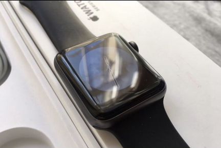 Apple Watch series 3 42mm space grey Sport band