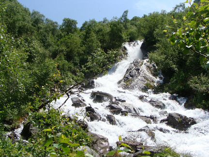 Домбай. Алибекский и Чучхурские водопады