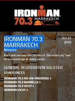 Слот ironman 70.3 Marrakech 2019 27 октября