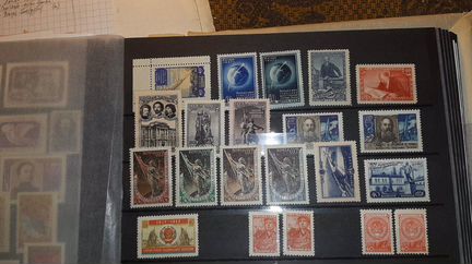Чистый годовой комплект марок 1957 год
