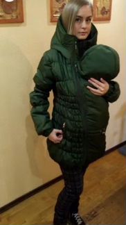 Слинго куртка для беременных 3 в 1, демисез