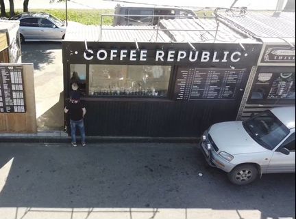 Кофейня coffee republic на нижней парковке Веги