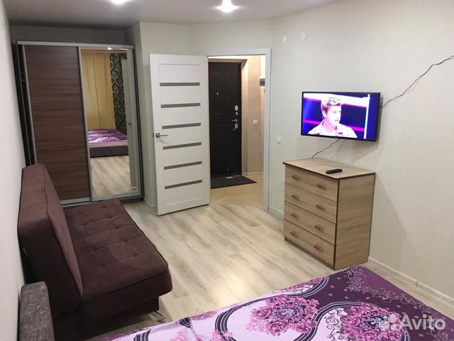 

1-к. квартира, 37 м², 2 кровати