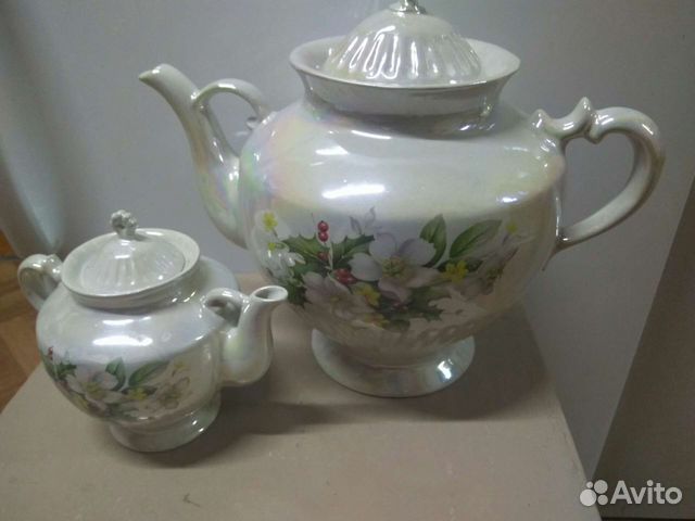 Набор из чайников ссср, ложечки сувенирные