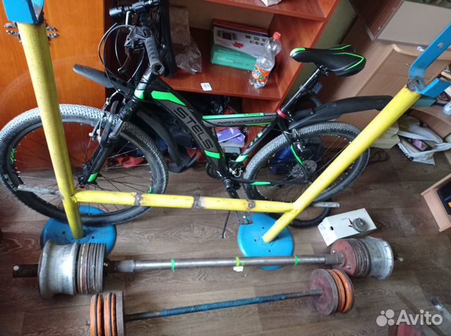 Штанга гриф блины бу