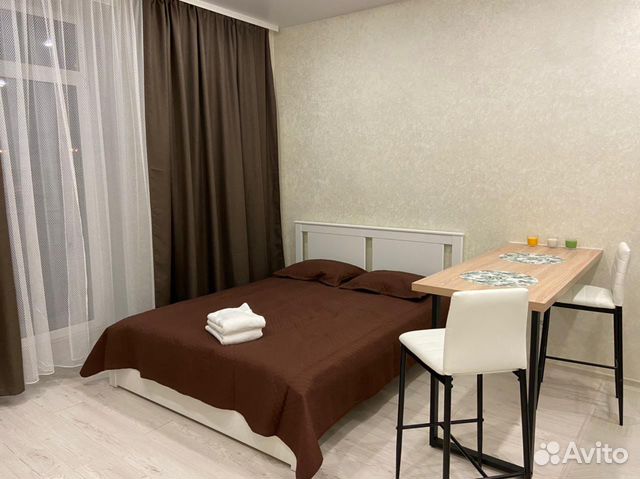 

Квартира-студия, 27 м², 1 кровать