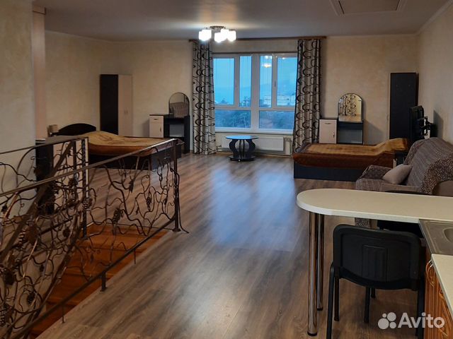 

Квартира-студия, 60 м², 3 кровати