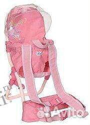 Трансформер кресло-рюкзак-переноска д/куклы baby b