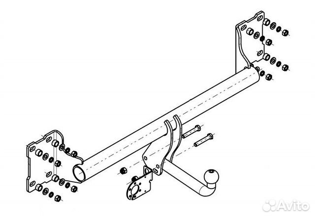 Фаркоп (тсу) на BMW X5, X6