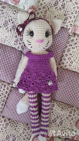 Кошечка вязаная