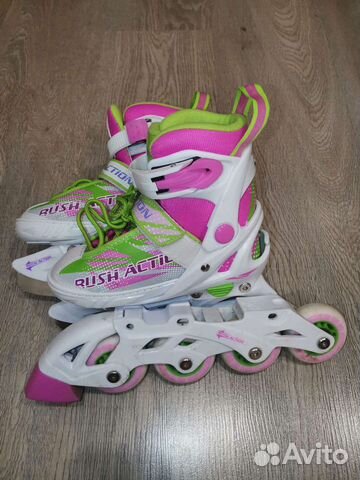 Ролики/коньки раздвижные 29-32, 2в1