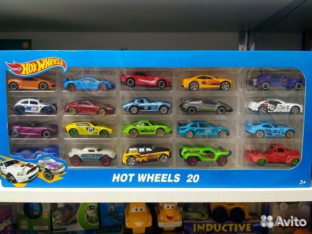 Набор машинок Хот Вилс 20шт Hot Wheels