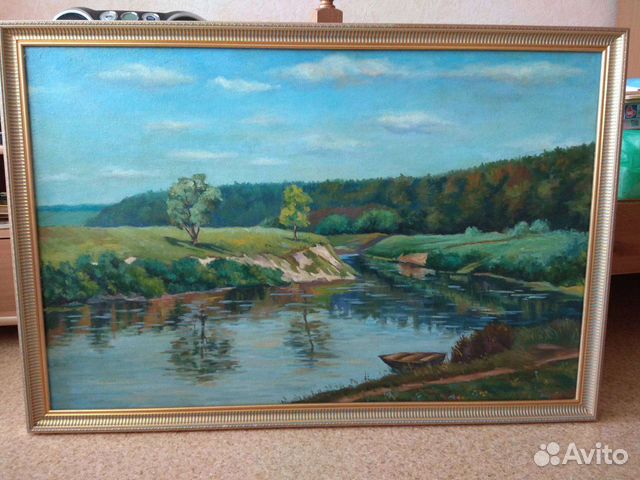 Картина маслом на холсте пейзаж