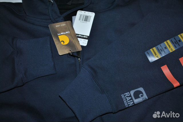 Худи на молнии оригинал Carhartt р.M Новое