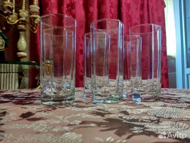 Стаканы граненые. Pasabahce Турция