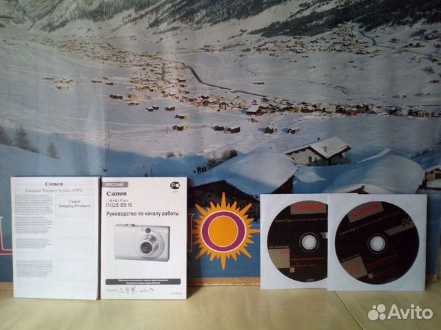Canon ixus 85is.) Мануал(ru) +Диски CD 2шт