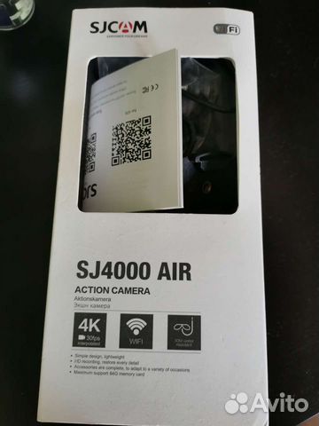 Экшн-камера sjcam SJ4000 air Black