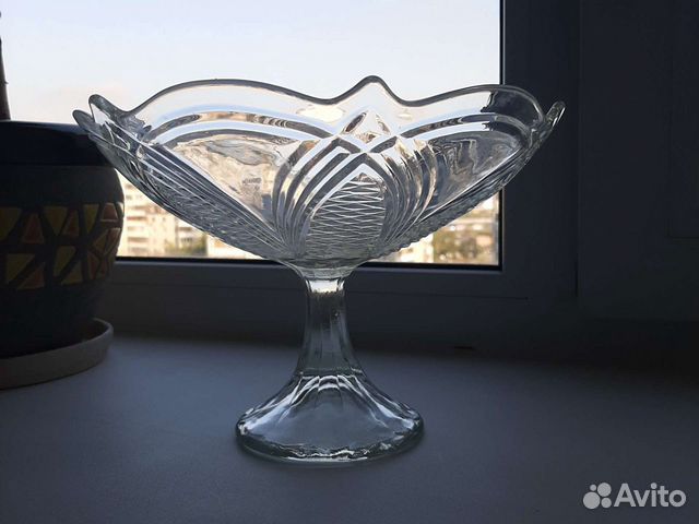 Ваза фруктовница-конфетница СССР в идеале