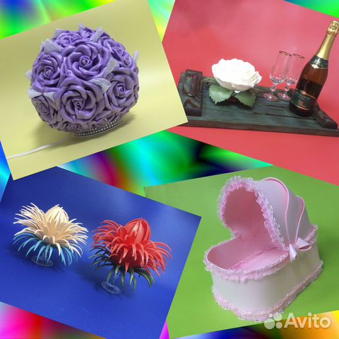 Ростовые цветы светильники из изолона