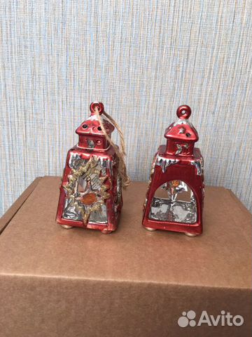 Новогодние фонарики, подсвечники