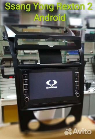 SsangYong Rexton 2 магнитола Android с крутилками