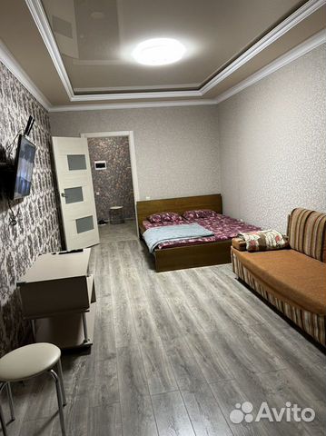 

1-к. квартира, 52 м², 2 кровати