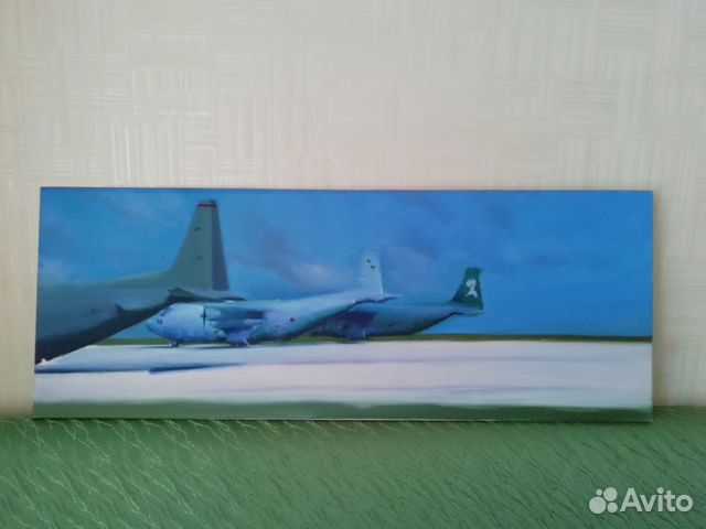 Картина, Самолёты, 45х120см