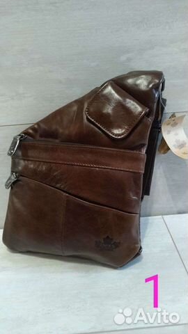 Сумка мужская натуральная кожа