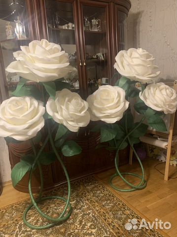 Ростовые розы из изолона под заказ