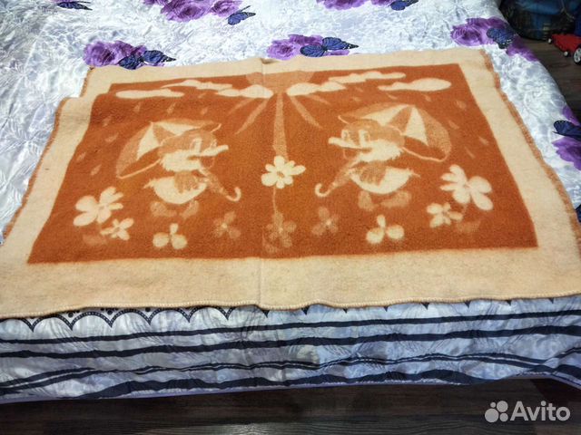 Одеяло детское шерстяное