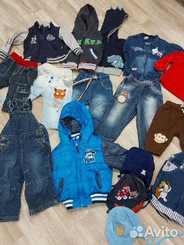 Вещи пакетом на мальчика от 6 месяцев до 1,5 лет