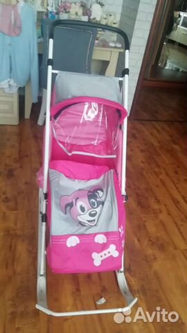 Детские санки с колесами