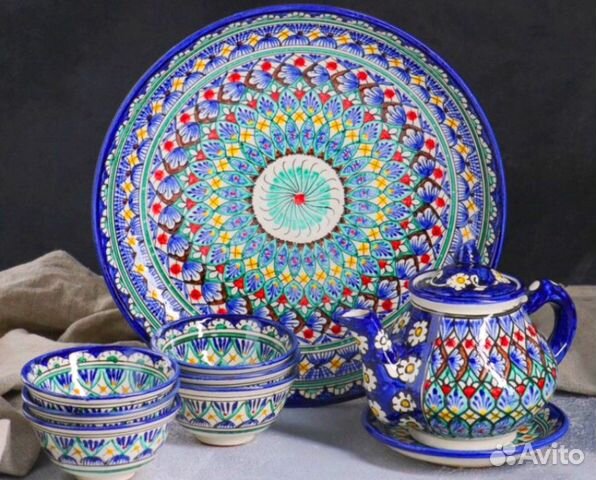 Чайный сервиз Риштанская керамика