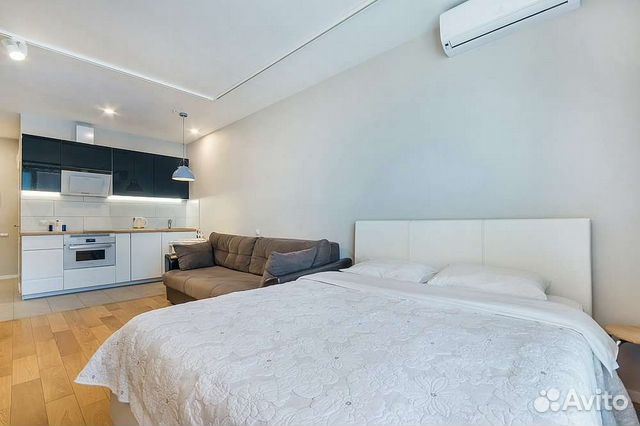 

Квартира-студия, 35 м², 2 кровати