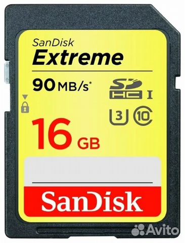 Карта памяти Sandisk SD 16GB