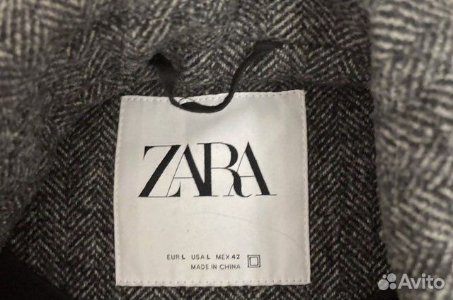 Пальто мужское zara