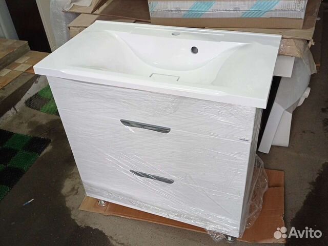 Тумба с раковиной 80см в ванную