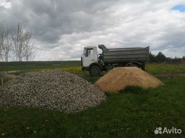 Песок щебень доставка