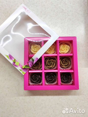 Шоколадные розы - подарочный набор