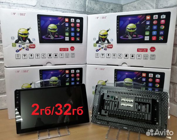 Автомагнитола на андроиде 2гб/32гб 9 дюймов