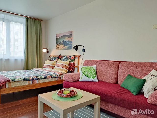 

1-к. квартира, 36 м², 2 кровати
