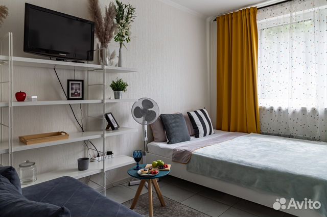 

Квартира-студия, 18 м², 2 кровати