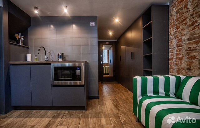 

Квартира-студия, 30 м², 1 кровать