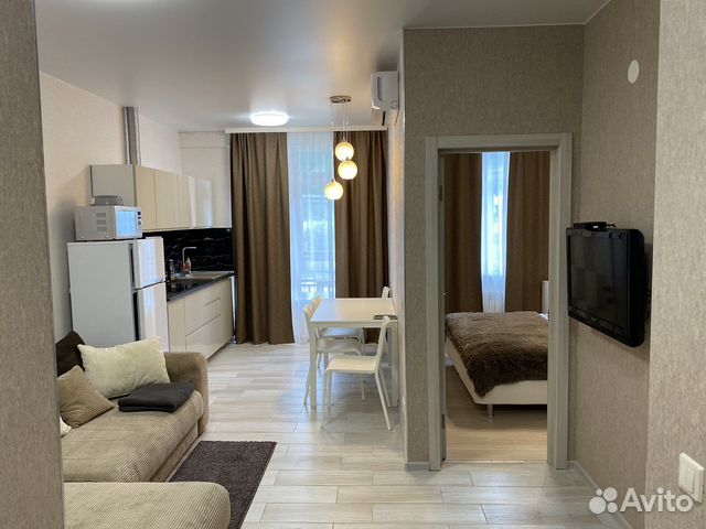 

1-к. квартира, 45 м², 2 кровати